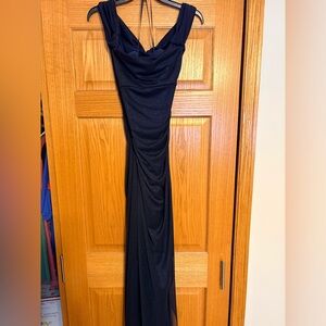 Alex Evenings Midnight Blue Maxi Dress